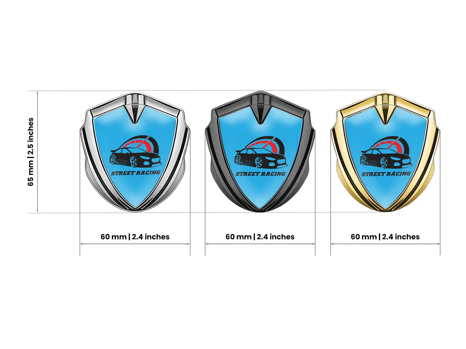 Domed 3d Badge High-End Design Drift Domed